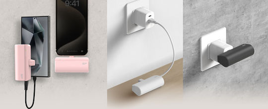 Silicon Power QD50 Power Bank 5000mAh 20W Power Delivery White view 3