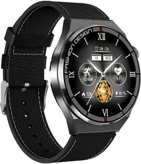 XO J1 Porsche Smartwatch with Heart Rate Monitor (Black) view 2