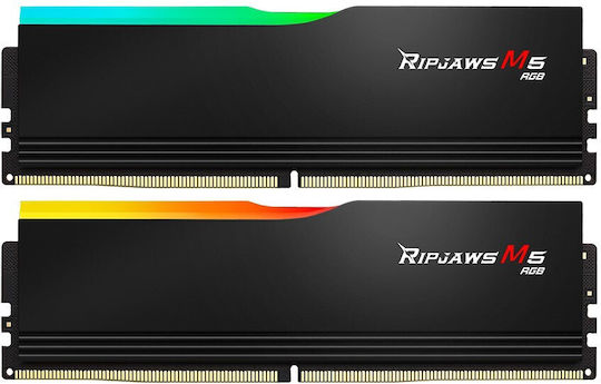 G.Skill Ripjaws M5 RGB XMP DDR5 32GB RAM with 2x16GB Modules and Speed 6000 for Desktop F5-6000J3636F16GX2-RM5RK view 3