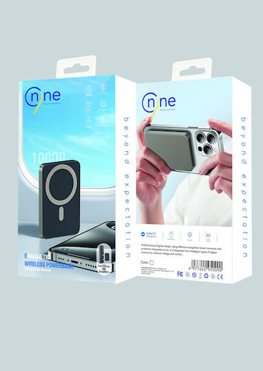Nine E61b 15w Wireless MagSafe Power Bank 20w Type-c Input Output 10000mah Gold view 2
