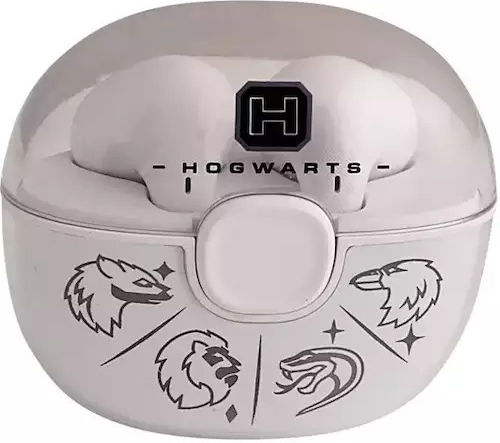 Harry Potter In-ear Bluetooth Handsfree Earphones with Charging Case White view 8