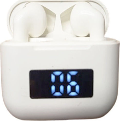 TWS Pro 12 Earbud Bluetooth Handsfree Earphones with Charging Case White view 1