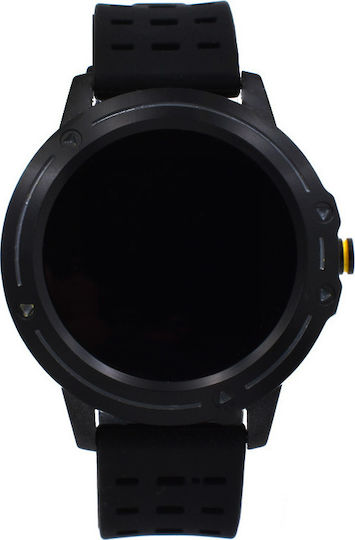 V5 Bracelet 44mm Smartwatch with Heart Rate Monitor (Black)