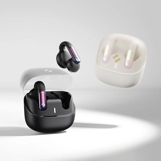 Havit TW980 Open Ear Bluetooth Handsfree Earphones with Sweat Resistance and Charging Case Beige vista 5