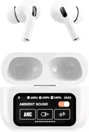 A9 Pro In-ear Bluetooth Handsfree Earphones with Sweat Resistance and Charging Case White view 2