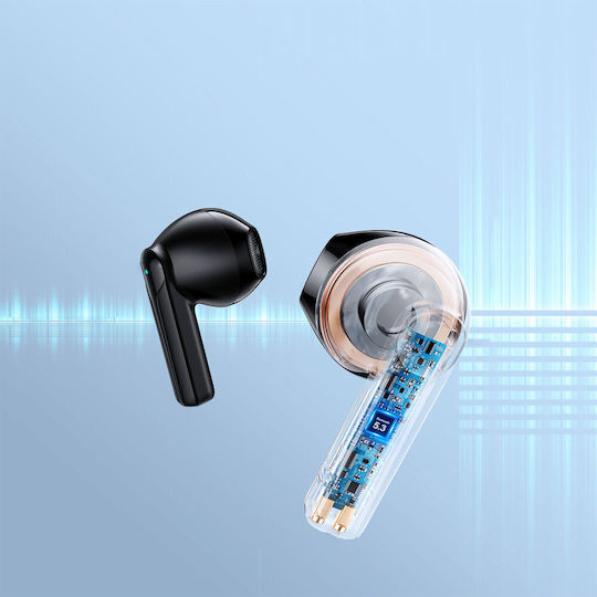 Joyroom JR-TL11 Earbud Bluetooth Handsfree Earphones with Sweat Resistance and Charging Case Black view 4