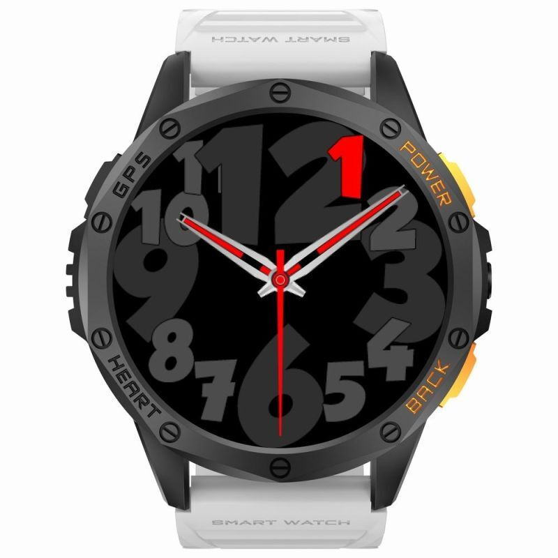 Gravity Gps Gt24-2 Smartwatch Black + White Strap view 3