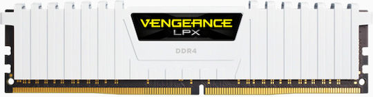 Corsair Vengeance LPX White DDR4 16GB RAM With 2x8GB Modules And Speed 3200 For Desktop CMK16GX4M2E3200C16W vue 5