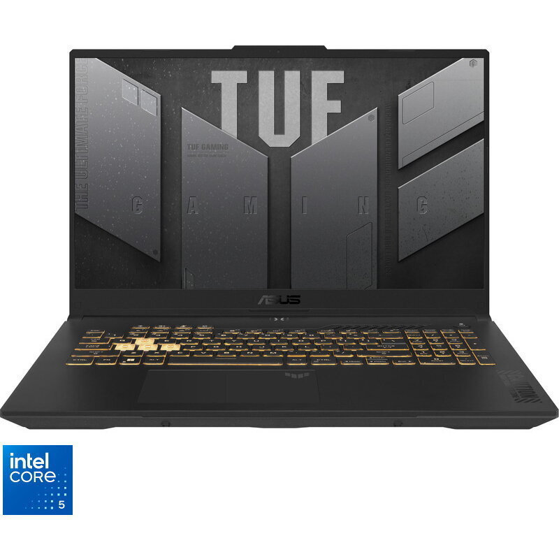 Asus TUF Gaming FX707VJ-HX039 FX707VJ-HX039 17.3" FHD+ (i5-210H/32GB/512GB SSD/GeForce RTX 3050/No OS) Mecha Gray (International English Keyboard) view 1