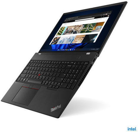 Lenovo ThinkPad T16 Gen 1 (Intel) 16" IPS QHD+ (i7-2022/16GB/512GB SSD/GeForce MX550/W11 Pro) Thunder Black (GR Keyboard) vue 3