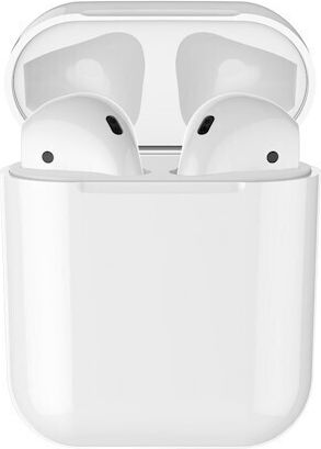 Devia EM043 Earbud Bluetooth Handsfree Earphones with Charging Case White view 4
