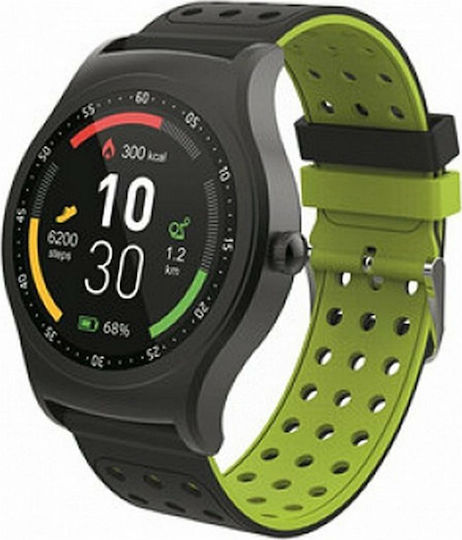 Denver SW-450 Smartwatch with Heart Rate Monitor (Black) vue 3