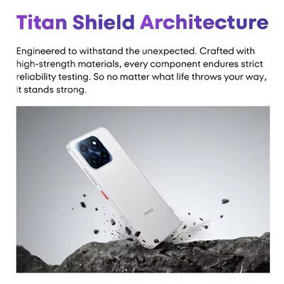 Meizu Mblu 22 Dual SIM (3GB/64GB) Snow White view 8