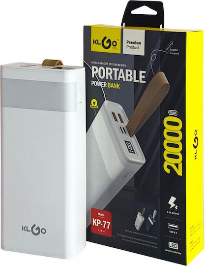 KLGO Power Bank 20000mAh Black view 1