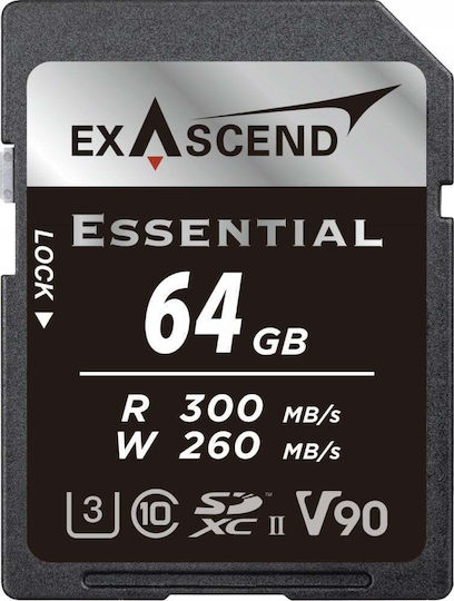 ExAscend SDXC 64GB Class 10 V90 UHS-II view 1