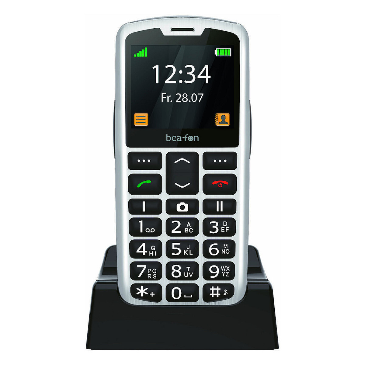 Bea-fon SL260 Dual SIM Mobile Phone with Large Buttons Silver