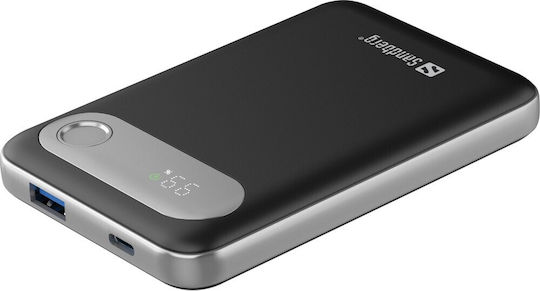 Sandberg Power Bank 10000mAh 20W with USB-A Port and USB-C Port Power Delivery view 1