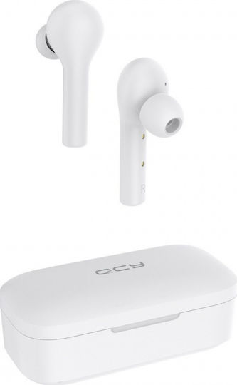 QCY T5 In-ear Bluetooth Handsfree Earphones with Charging Case White view 3