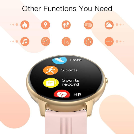 Pyramid International Smartwatch with Heart Rate Monitor (Rose Gold) view 3