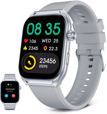 Ksix Urban Move Smartwatch with Heart Rate Monitor (Gray) vue 2