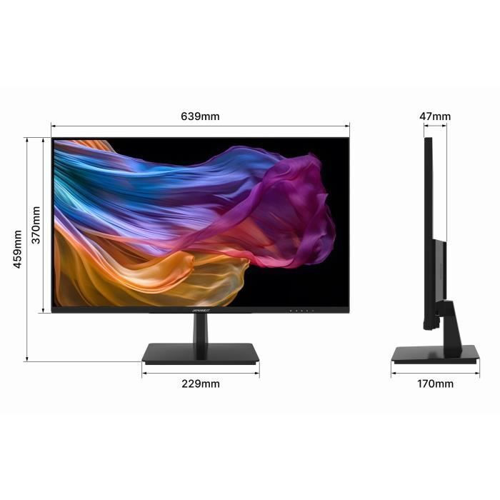 Japannext IPS Monitor 28" 4K 3840x2160 with Response Time 5ms GTG vue 2