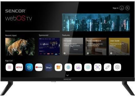 Sencor Smart Television 24" HD Ready LED SLE 24S803B HDR (2025) view 1