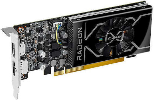 ASRock Radeon RX 6400 4GB GDDR6 Graphics Card view 4