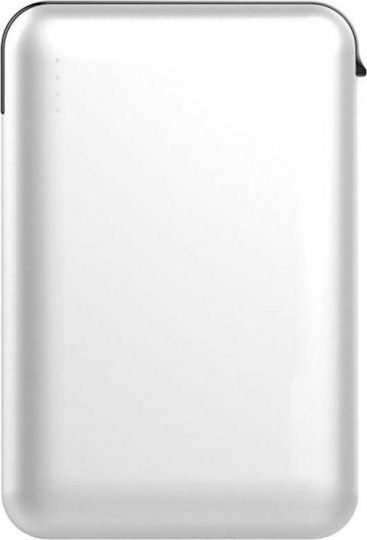 V-TAC VT-3510 Power Bank 5000mAh 10W with USB-A Port White