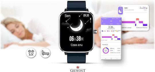 Giewont 230-4 Smartwatch with Heart Rate Monitor (Blue) view 9