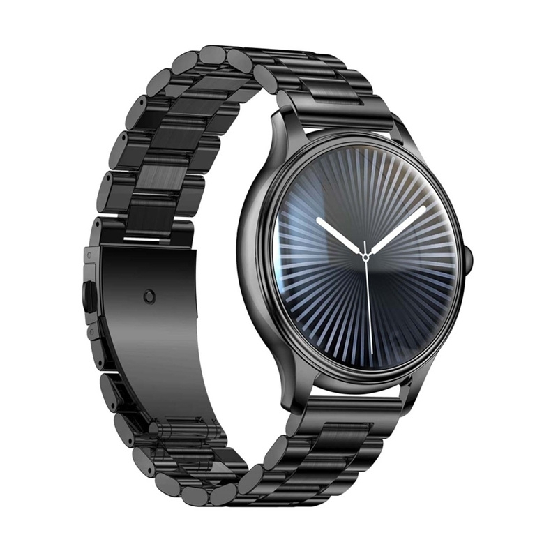 Colmi L28 Smartwatch (Black + Black Steel Strap) view 3