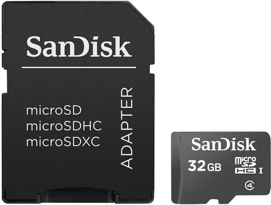 Sandisk microSDHC 32GB Class 4 Default Speed with Adapter