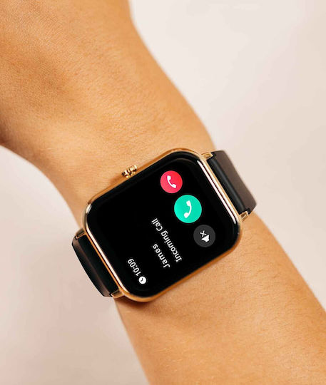 Reflex Active Series 23 Smartwatch with Heart Rate Monitor (Black Gold Plated) view 3