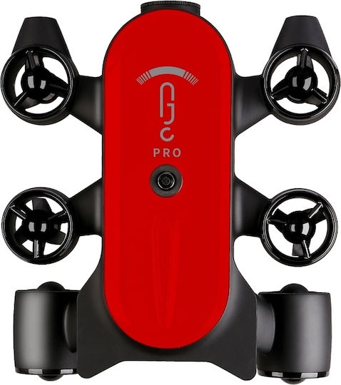 Geneinno T1-Pro Drone Submarine 2.4 GHz / 5 GHz with Camera 1080p 60fps Red (150 m) view 2
