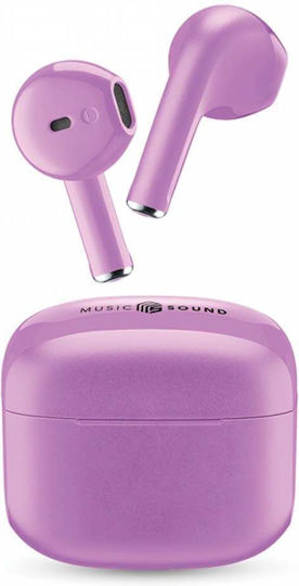 Cellular Line Swag In-ear Bluetooth Handsfree Earphones with Charging Case Purple