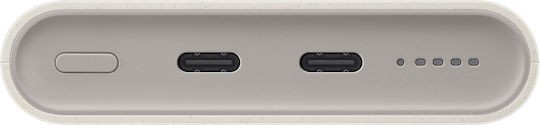 Samsung U2510 Power Bank 10000mAh 25W with 2 USB-C Ports Power Delivery Beige view 4