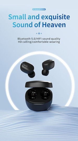 T-Phox B21 In-ear Bluetooth Handsfree Earphones with Charging Case White view 3