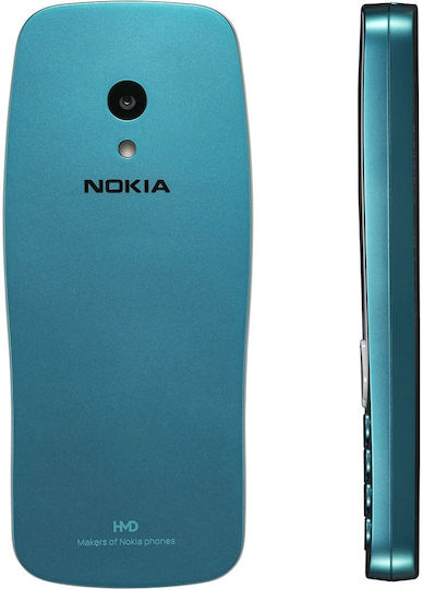 Nokia 3210 Dual SIM (125MB/125MB) Mobile with Buttons Scuba Blue view 5