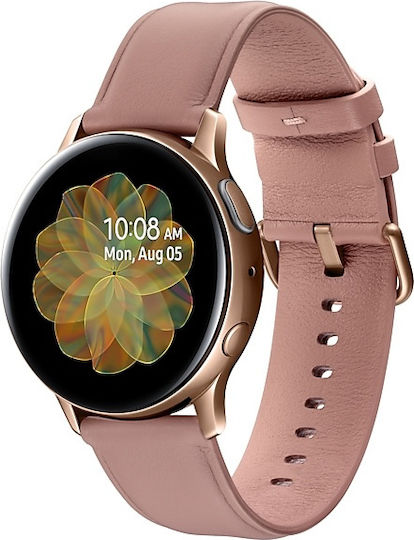 Samsung Galaxy Watch Active2 Stainless Steel 40mm Waterproof with Heart Rate Monitor (Pink) view 3