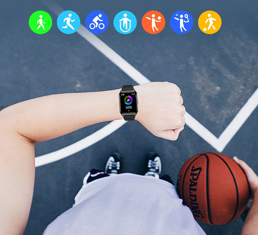 Rubicon Rnce89 37mm Smartwatch with Heart Rate Monitor (Multicolour) view 7