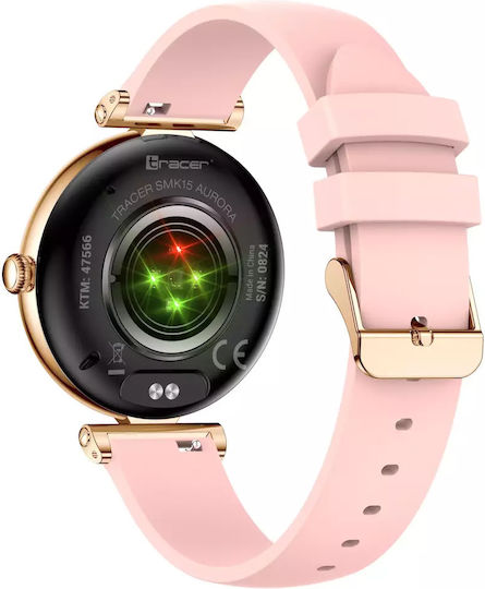 Tracer SMK15 Aurora Smartwatch with Heart Rate Monitor (Pink) view 4