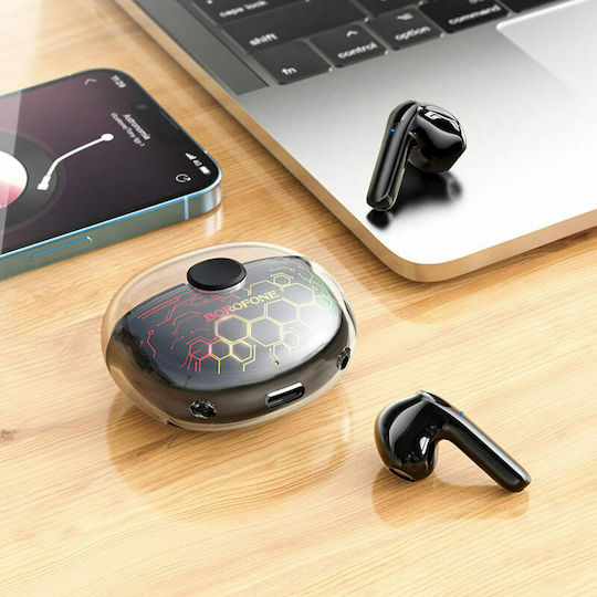 Borofone BW15 In-ear Bluetooth Handsfree Earphones with Charging Case Black view 2
