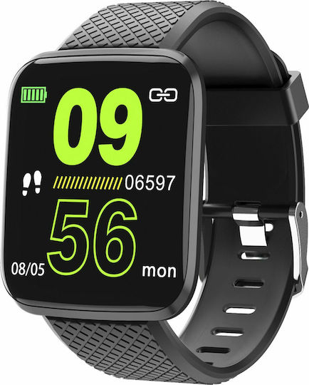 Denver SW-151 Smartwatch with Heart Rate Monitor (Black)