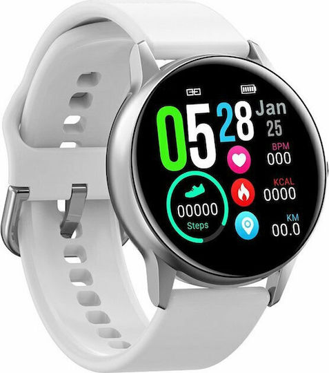 Vogue Cosmic Smartwatch Stainless Steel 38mm with Heart Rate Monitor (White) vue 4