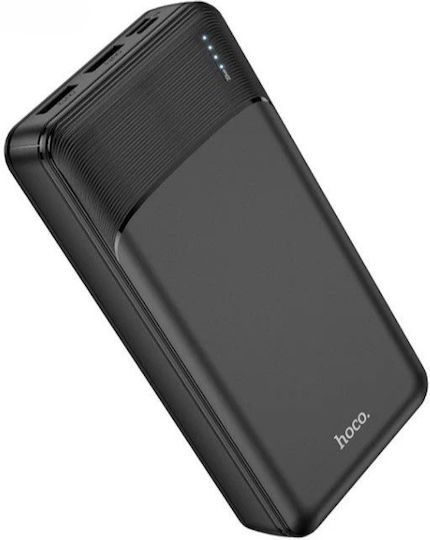 Hoco DB22A Power Bank 20000mAh 20W with 2 USB-A Ports and USB-C Port Power Delivery Black view 1