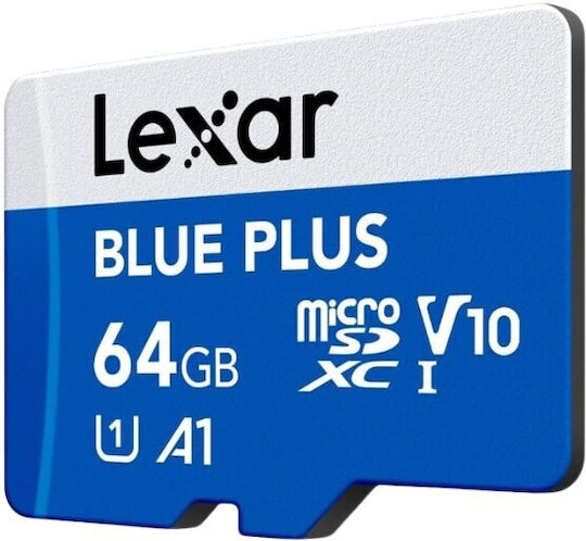Lexar Plus SDXC 64GB Class 10 UHS-I 100MB/s With Adapter view 2