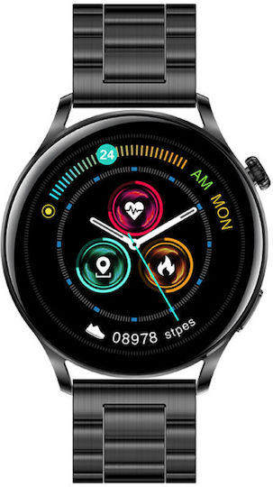 AGBarr Battery Watch with Metal Bracelet view 1