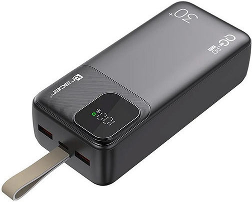 Tracer Prime V3 Power Bank 30000mAh 22.5W with 2 USB-A Ports and USB-C Power Delivery Port Gray