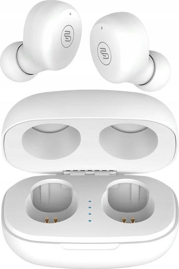 GoGEN CREW evo 2 In-ear Bluetooth Handsfree Earphones with Sweat Resistance and Charging Case White view 1