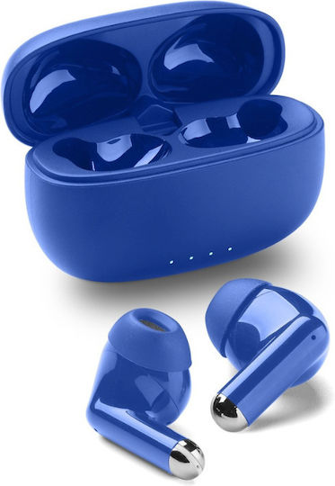 Cellular Line Drift In-ear Bluetooth Handsfree Headphones with Charging Case Blue