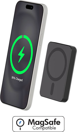 Force Power MagSafe Power Bank 5000mAh 15W with USB-C Port Black view 2